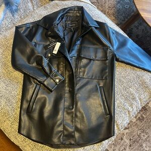 BCBGMaxAzria Black Leather Jacket